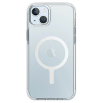 Uniq Combat Magclick Charging &uuml;mbris jaoks iPhone 15 Plus - valge