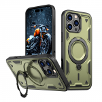 Hybrid Armor Trendy &Uuml;mbris with MagSafe jaoks iPhone 16 Pro Max - Roheline