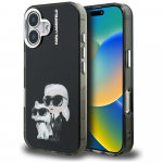 Karl Lagerfeld IML Aquarelle Karl & Choupette & Logo iPhone 16 &Uuml;mbris - must