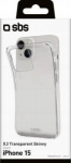 SBS Skinny Dėklas iPhone 15 Case skaidrus