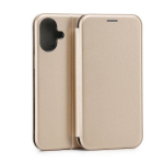 Beline Dėklas Book Magnetic iPhone 16 Plus 6.7" auksinis