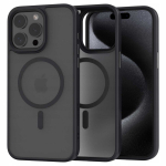 Spacecase Hibridinis magnetinis dėklas iPhone 15 Pro Max juodas