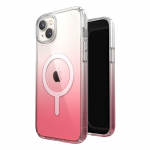 Speck Presidio Perfect-Clear + Ombre + MagSafe &uuml;mbris seadmele iPhone 15 Plus / 14 Plus, Microban mikroobivastase kaitsega, Clear / Vintage Rose Fade v&auml;rvikombinatsioon
