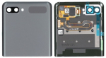 Ekranas Samsung F707 Z Flip 5G su lietimui jautriu stikliuku ir rėmeliu i&scaron;orinis (Outer) Mystic Grey originalus (used Grade B)
