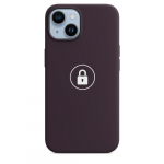 Dėklas "Silicone Case v2" skirtas iPhone 14 / Elderberry / su įpakavimu