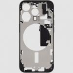 Keskkonstruktsioon &uuml;hilduv iPhone 15 Pro / Must titaan / OEM