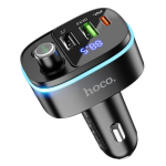 Transmiter samochodowy bluetooth Hoco 2 x USB A + USB C QC3.0 PD 20W E62 must