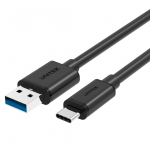 UNITEK Y-C474BK USB cable USB 3.2 Gen 1 (3.1 Gen 1) 1 m USB A USB C must