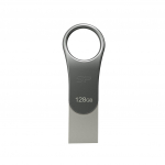 Silicon Power Mobile C80 USB atmintinė 128 GB USB Type-A / USB Type-C 3.0 (3.1 Gen 1) Titanium