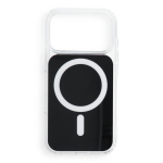 Case for iPhone 18 Pro / 17 Pro Clear Fusion Mag Cover compatible with MagSafe black