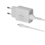 Devia wall charger Smart 2x USB 2,4A valge + Lightning cable
