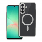 ELECTRO MAG COVER dėklas telefonui suderinamas su Magnetiniu MagSafe SAMSUNG A56 sidabrinė