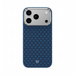 "Benks" magnetinis &scaron;arvas Air Armor Grid Kevlar korpusas su metaliniu rėmeliu 600D (0070), skirtas Iphone 17 Pro Max blue