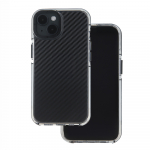 Acrylic Carbon dėklas for iPhone 16e / 17e juodas