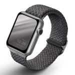 Uniq Aspen pintas dirželis skirtas Apple Watch 1/2/3/4/5/6/7/8/SE/SE2 40/38/41mm - pilkas