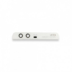 Galinės kameros stikliukas skirtas Huawei P10 Plus galinės kameros stikliukas baltas