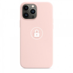 Dėklas "Silicone Case v2" skirtas iPhone 13 Pro Max / Chalk Pink / su įpakavimu