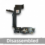 Laadimisport &uuml;hilduv iPhone 15 Pro Max Flexiga / must titaan / (100% originaal / Kasutatud)