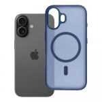 &Uuml;mbris iPhone 17 Flexline Mag Cover, &uuml;hilduv MagSafe-ga, tumesinine