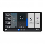 Shelly Wall Display X2 WiFi/BLU (valge)