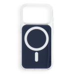 Case for iPhone 18 Pro / 17 Pro Clear Fusion Mag Cover compatible with MagSafe navy blue