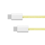 Kr&uuml;ger&Matz Basic USB-C&ndash;USB-C kaabel, 60 W, 1 m, kollane
