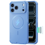 ESR Cyber Tough MagSafe &uuml;mbris mudelitele iPhone 18 Pro Max / 17 Pro Max, helesinine
