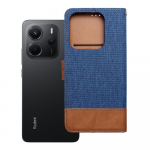 Dėklas telefonui JEANS Book skirtas Xiaomi Redmi Note 14 5G - mėlynas