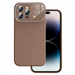Soft Silicone Lens &Uuml;mbris jaoks Iphone 14 Pro brown