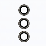 Grūdintas stiklas HARD DIAMOND kamerai (LENS) Samsung Galaxy S24 Plus juodas (3 vnt. lę&scaron;iai)