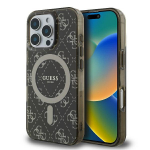 Guess IML 4G Background MagSafe &Uuml;mbris jaoks iPhone 16 Pro Max - Brown