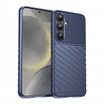 Thunder &Uuml;mbris jaoks Samsung Galaxy S25+ Silicone Armored Cover - sinine
