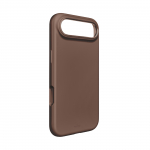 Pure Icon Mag Pro Liquid Silicone &Uuml;mbris jaoks iPhone 17 Air, MagSafe Compatible, with Camera Protection and Aluminum Buttons - Brown