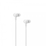 XO laidinės ausinės S6 jack 3,5 mm, baltos spalvos