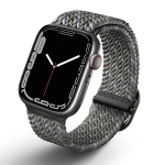 Uniq Aspen pintas dirželis skirtas Apple Watch 1/2/3/4/5/6/7/8/SE/SE2 44/42/45mm - pilkas