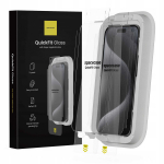 Spacecase Grūdintas stiklas QuickFit Glass IPhone 15 Pro Max