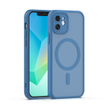 Mag Matt dėklas iPhone 12 6,1" tamsiai mėlynas