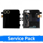 LCD ekranas suderinamas su Samsung F741 Z Flip6 (OUTER) su rėmeliu / Geltonas / (Service Pack)