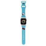 Hello Kitty silikoonist Kitty Head rihm Apple Watch 38/40/41mm - sinine