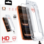 Tel Protect Dust-Free Easy Fit Full Glue 6D karastatud klaas Iphone 17 Pro must