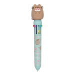 Pusheen Foodie Collection 10 v&auml;rviga nupuga pastapliiats 3D-figuuriga