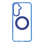 Case for Samsung A36 Frame Circle Stand compatible with MagSafe navy blue