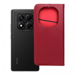 SMART PRO knygos tipo odinis dėklas telefonui XIAOMI Redmi Note 14 PRO 4G bordo