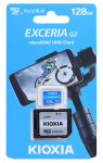KIOXIA Memory Card 128GB microSD Exceria (gen 2) UHS I U3 V30 with adapter