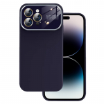 Soft Silicone Lens &Uuml;mbris jaoks Iphone 14 Pro lilla
