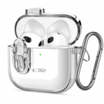 Tech-Protect Slim Hook &Uuml;mbris jaoks AirPods 4 - Clear