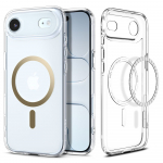 SPIGEN &uuml;mbris ULTRA HYBRID MAG compatible with MagSafe jaoks IPHONE 17 Air clear kuldne