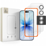 Tech-Protect Easy Set+ 3-pack karastatud klaas jaoks iPhone 17 - l&auml;bipaistev