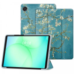TechProtect Smart&Uuml;mbris jaoks Samsung Galaxy Tab A9+ / A11+ Plus 11.0 X210 / X215 / X216 / X230 / X235 / X236 - sinine and valge