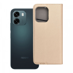 Klappkaanega Smart Case Book &uuml;mbris Oppo A6 jaoks, kuldne